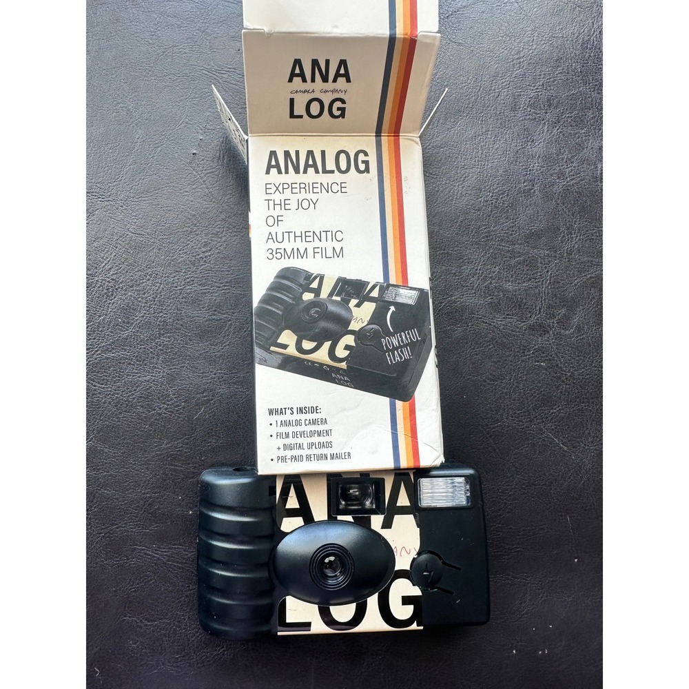 Analog Camera 35mm Film Camera Powerful Flash New In Box